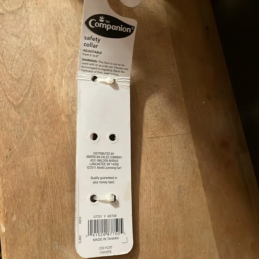 Cat collar new adjustable from 6” to 8 “